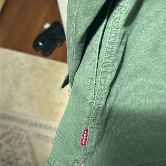 Levi’s Embroidered Green Military Jacket - Picture 12 of 12